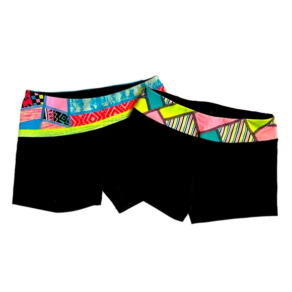 Ivivva Other - Ivivva Lululemon Reversible Shorts Set of 2 Sz 14